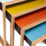 Ensemble de 4 tables gigognes Bauhaus Klein & More – Image 2